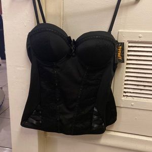 Black Bustier XL